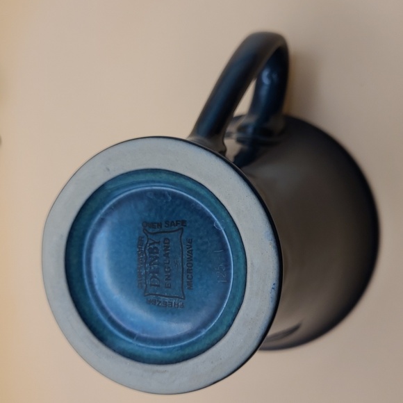 Two Denby Gatsby muticolored Coffee Cups - Picture 3 of 9